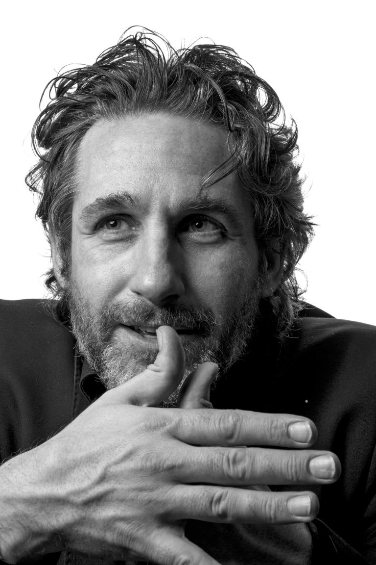 Tom Stade portrait in black and white