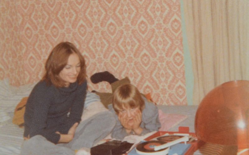 Tom Stade as a child with his Mum